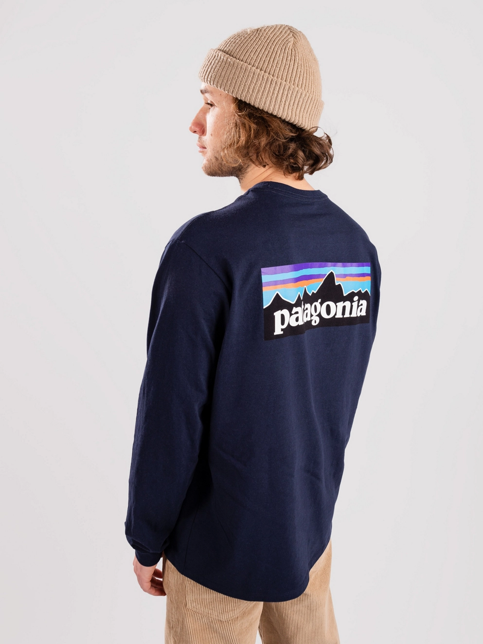 Patagonia P-6 Logo Responsibili Long Sleeve T-Shirt classic navy
