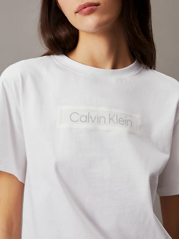 Camiseta de algodão com logotipo