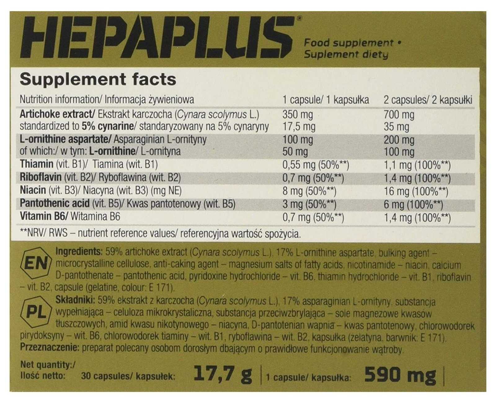 Olimp Hepaplus 30 cápsulas