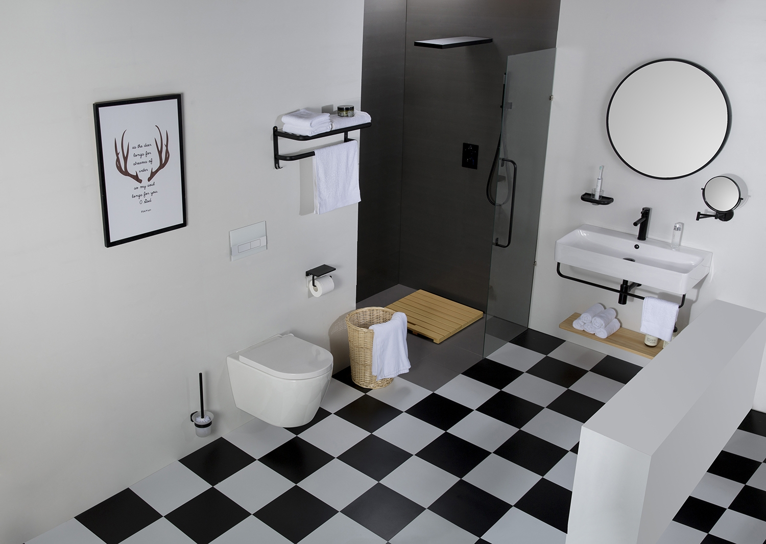 Saniclear Jama randloos hangend toilet met dikke softclose zitting