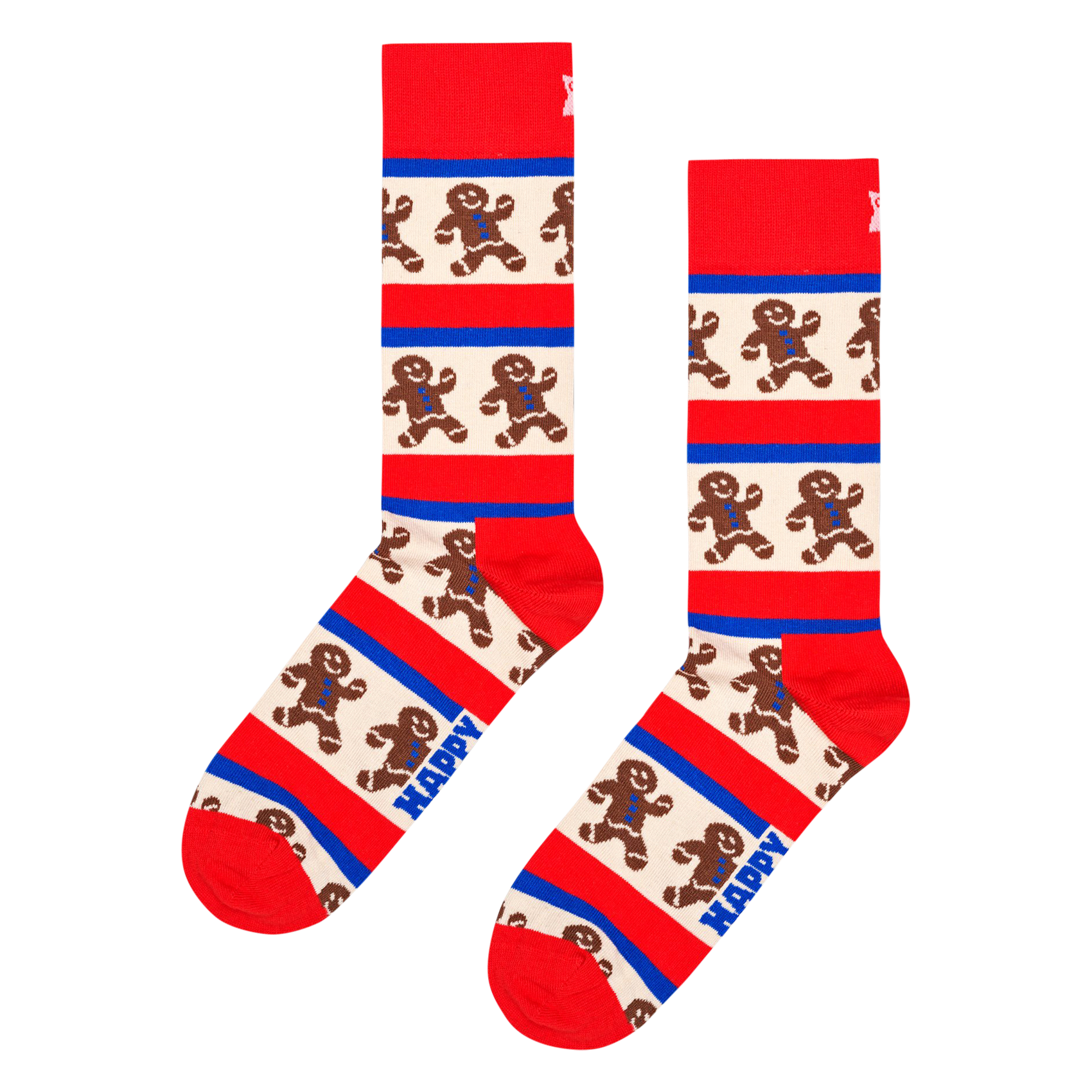 GINGERBREAD STRIPE - Chaussettes en coton mélangé | Rouge