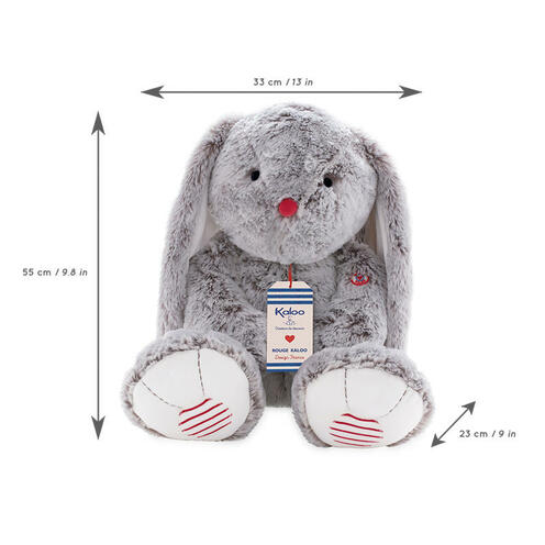 Lapin Prestige 55 cm Gris - KALOO