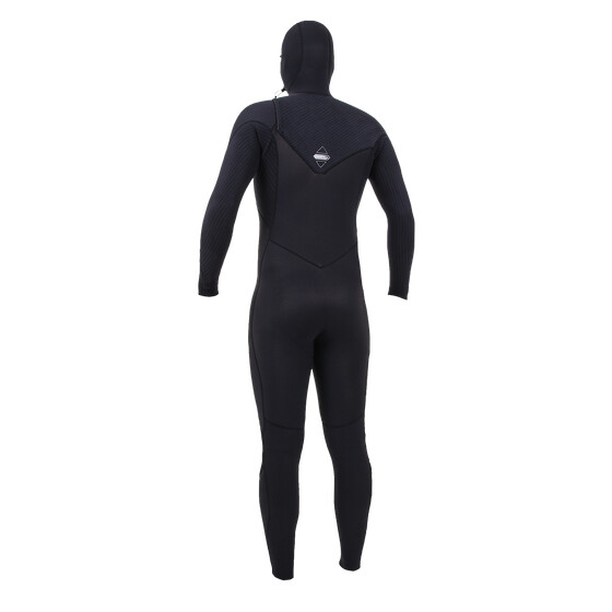 O'Neill Herren Neoprenanzug Hyperfreak 5/4 + Chest Zip W/Hood Full A00 BLK/BLK FA19