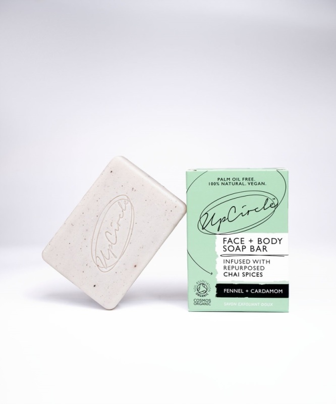 upcircle beauty Face & Body Soap Bar Fennel & Cardamom 100 G