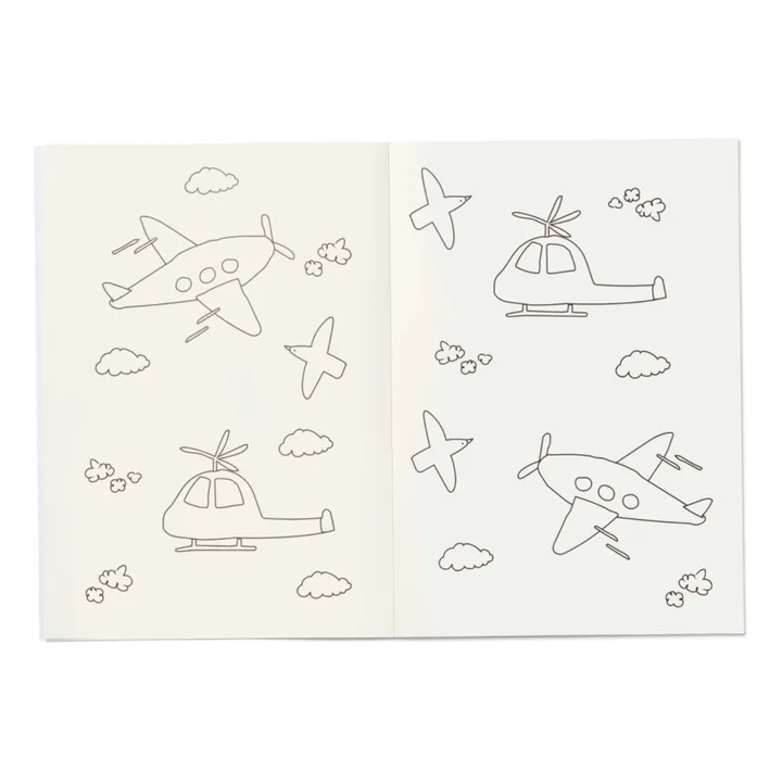 Liewood Carnet de coloriage Odell | Vehicles/Downtown mix