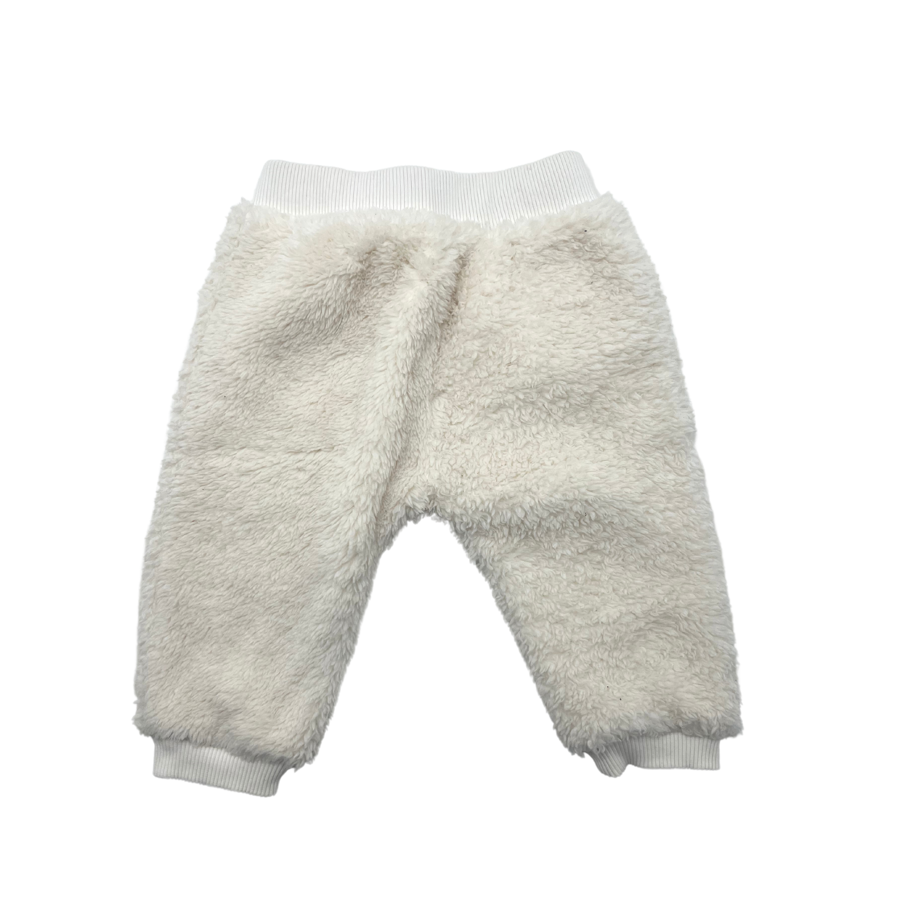 Pantalon bébé blanc - 6 mois | Blanc