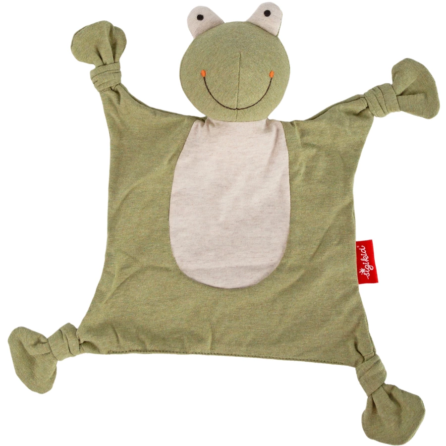 sigikid® Schnuffeltuch Frosch Yellow grün