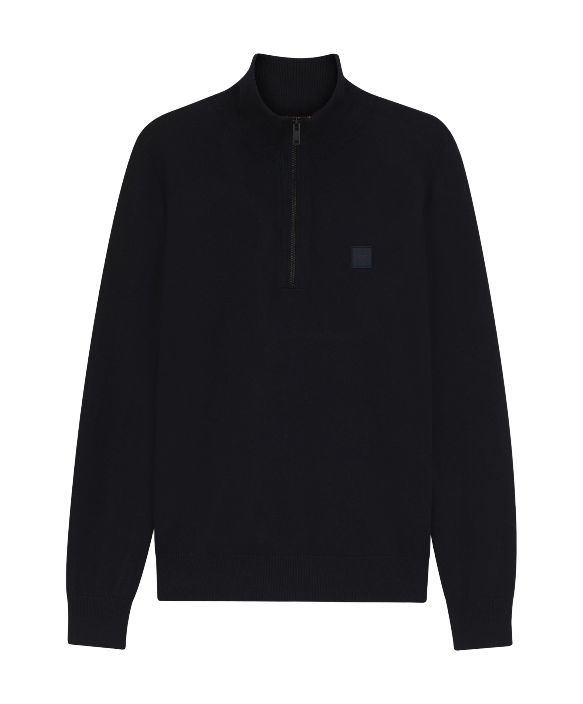 Boss Orange Heren trui met rits blauw