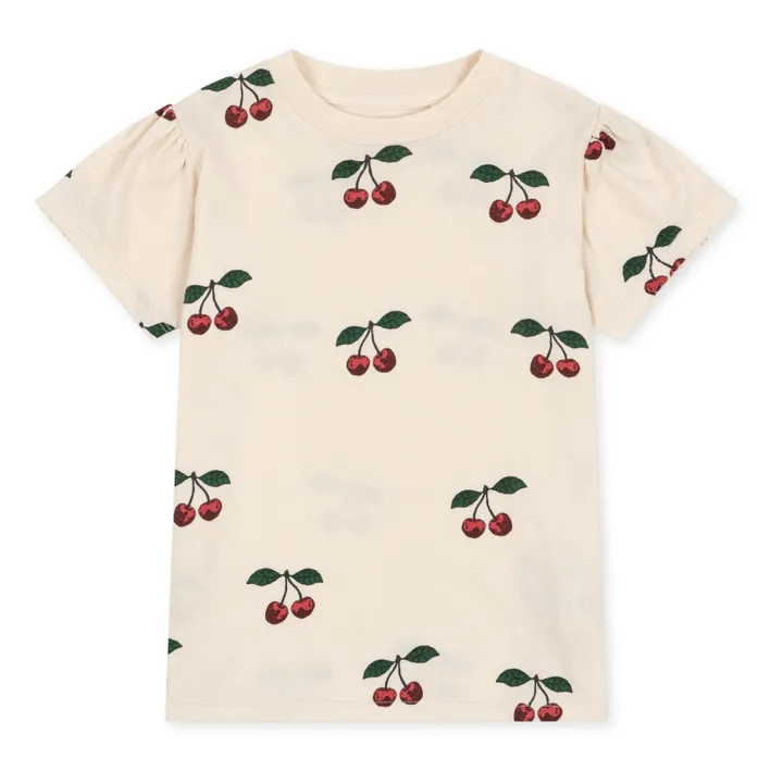 Konges Sløjd T-shirt Manches Ballon Famo Coton Bio | Ecru