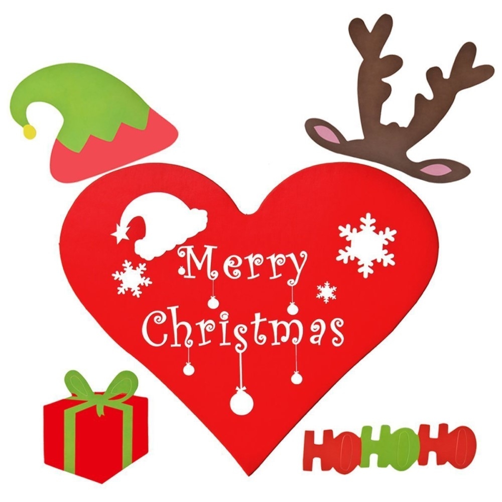 (50er Set) Photo Booth Fotorequisiten Party Foto Accessoires Dekorationen für lustige Bilder - Weihnachten