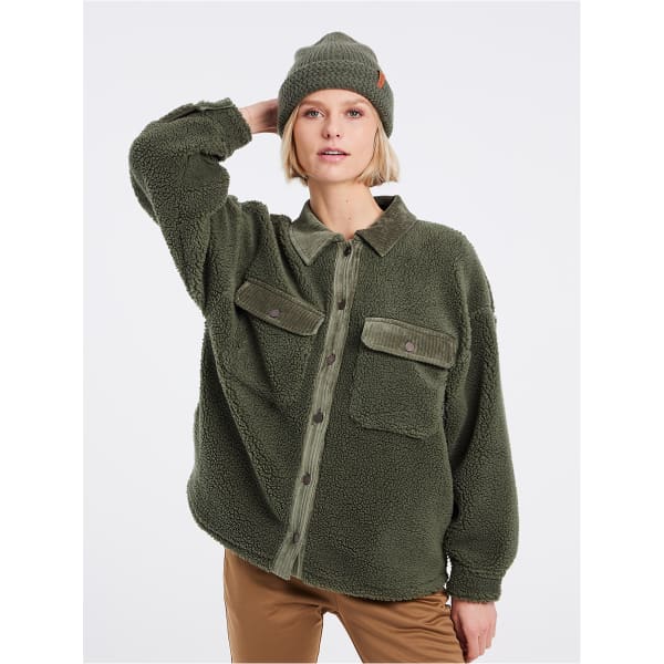 Veste polaire PROTEST PRTLATTEA FULLZIPTOP BOTANIC GREEN