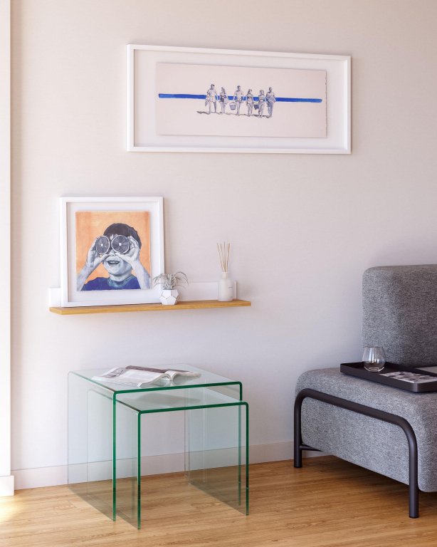 Kave Home Abilen wandplank 80 Naturel