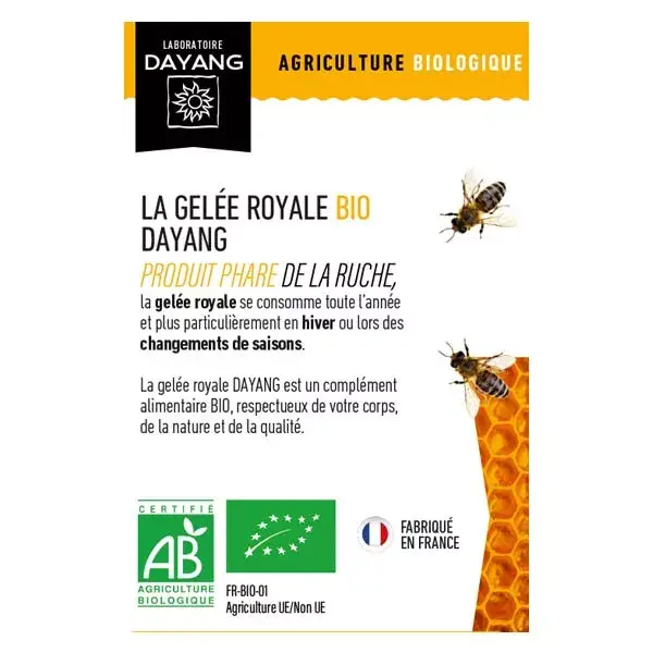 Dayang Geléia Real Orgânica 1500mg 20 ampolas