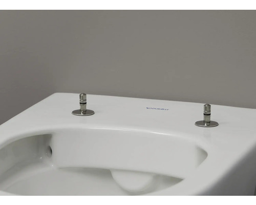 DURAVIT wandclosetset D-Neo, diepe spoeling, open rand, glanzend wit met toiletzitting 45770900A1