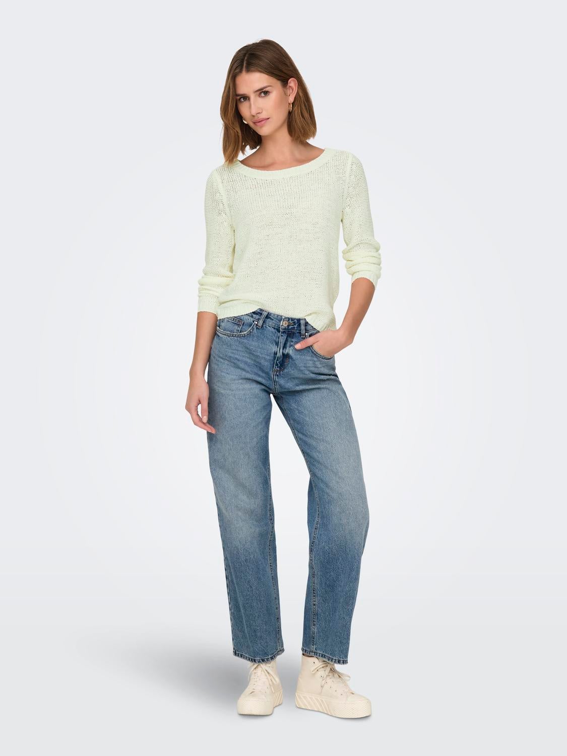 ONLGEENA Strickpullover Cloud Dancer