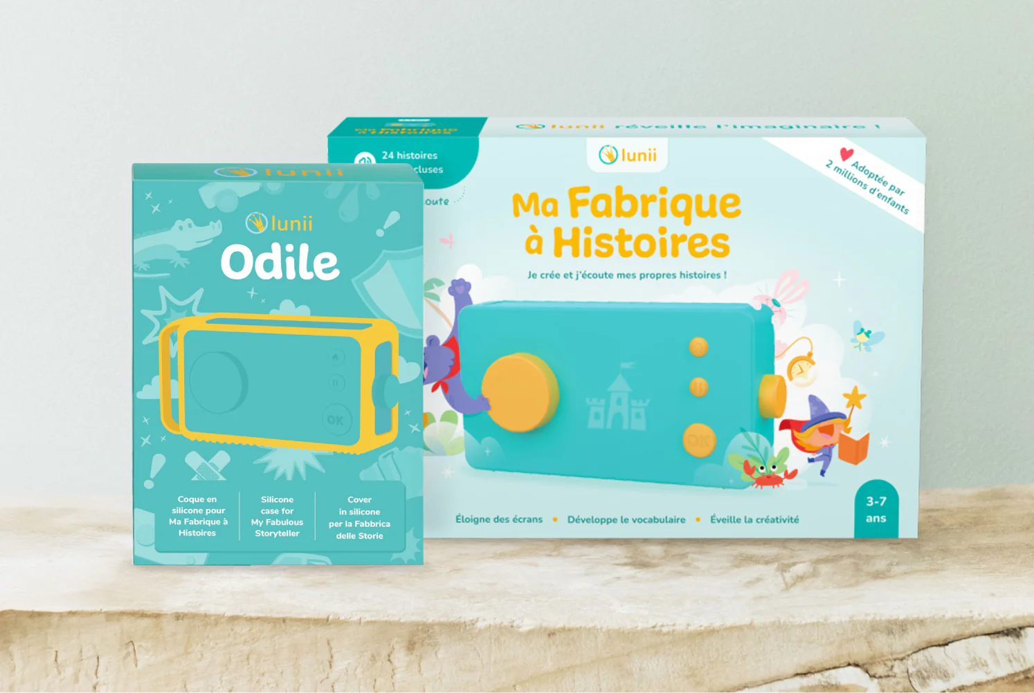 Pack - Fabrique Verte + Coque Jaune