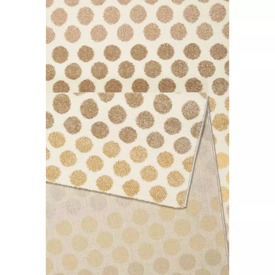 Esprit Kurzflorteppich Spotted Stripe beige rosa gelb