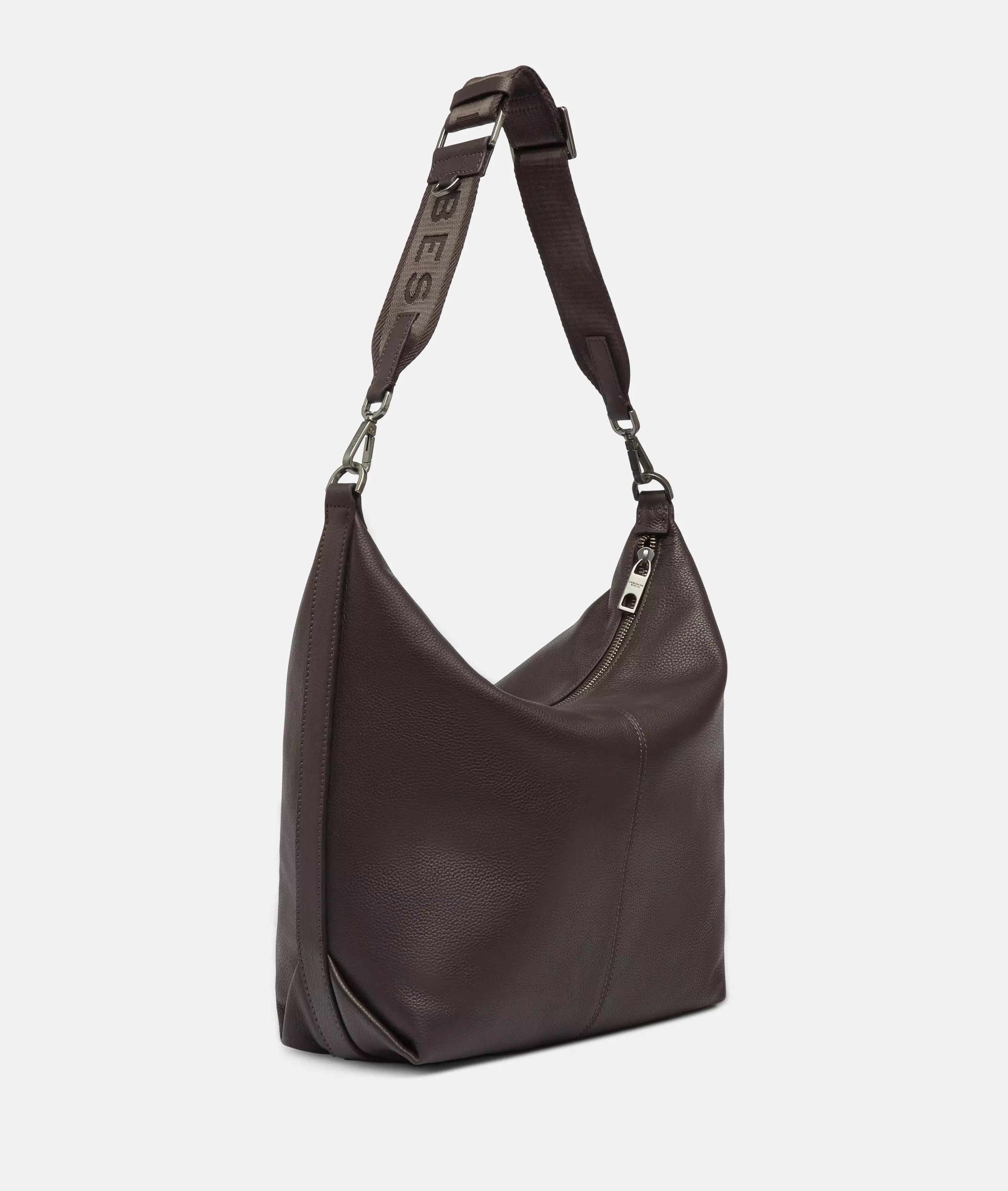 Paris Hobo M Spacious cowhide leather shoulder bag