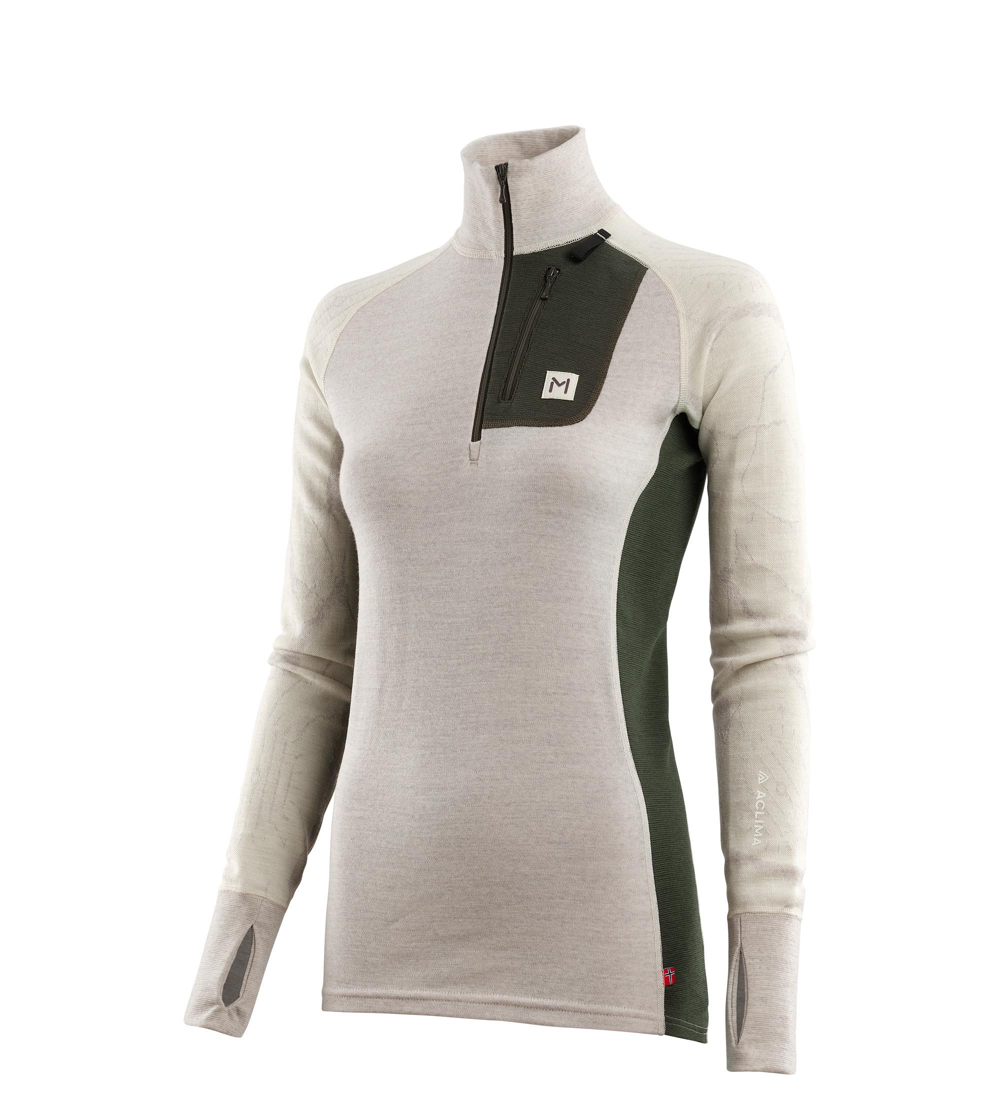 Aclima Lars Monsen Femund Polo Womens Beige/Femund