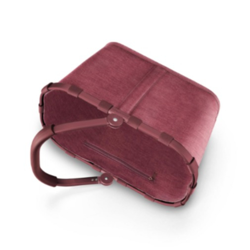 (22l) Carrybag Einkaufskorb Shopping Einkaufstasche (BK3104) - Twist Maroon
