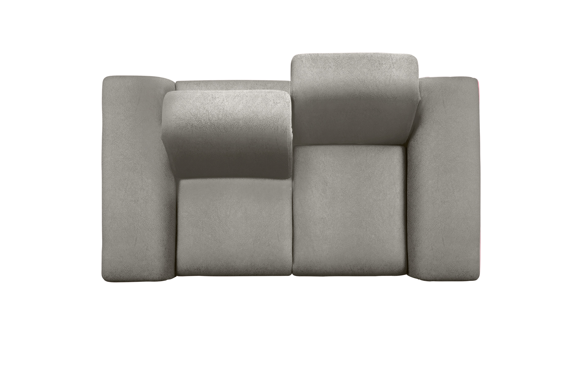 polsterpower 2,5-Sitzer Boxspringsofa - Saddle alu - Basismodell