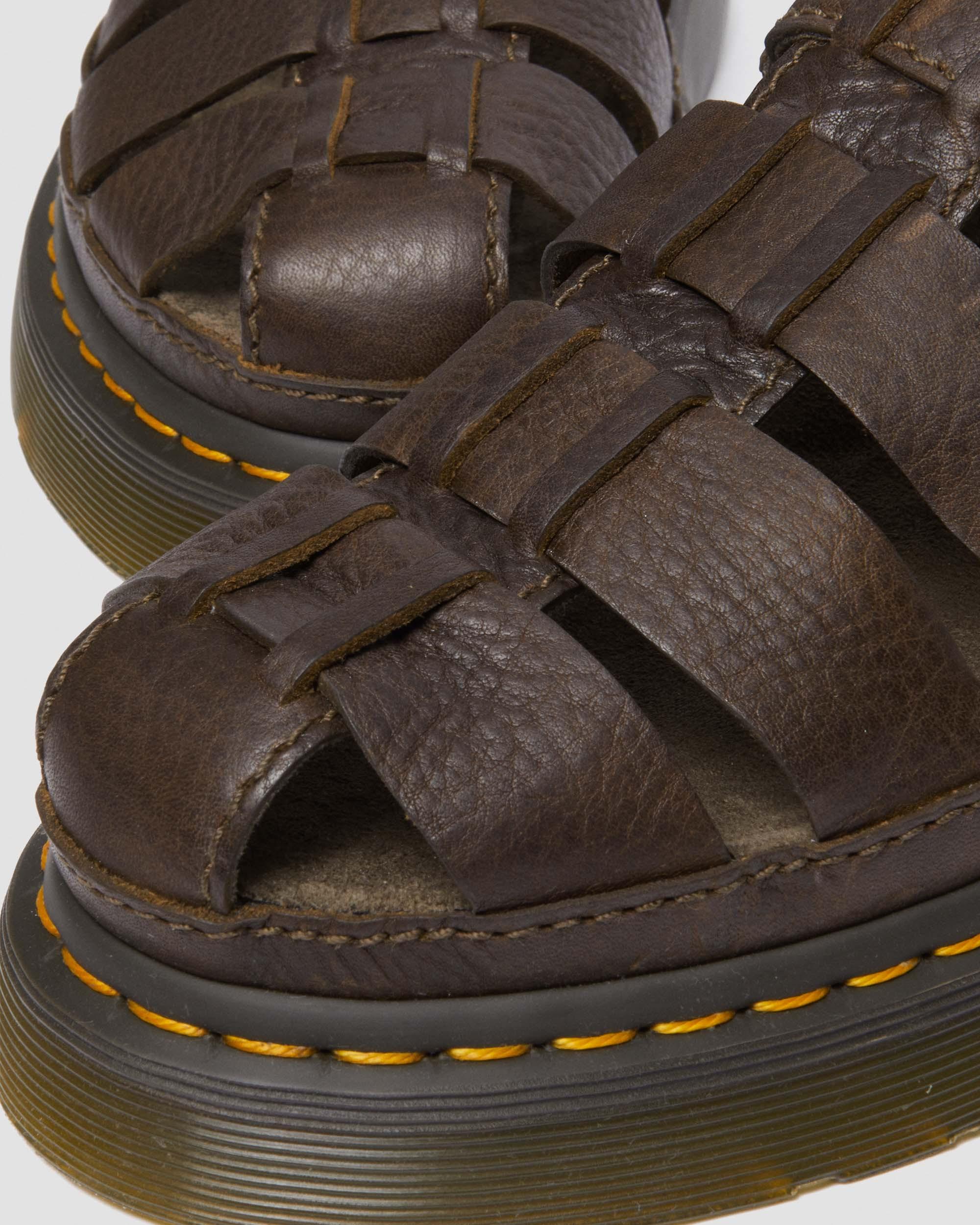 Wrenlie Leder Fisherman Sandalen