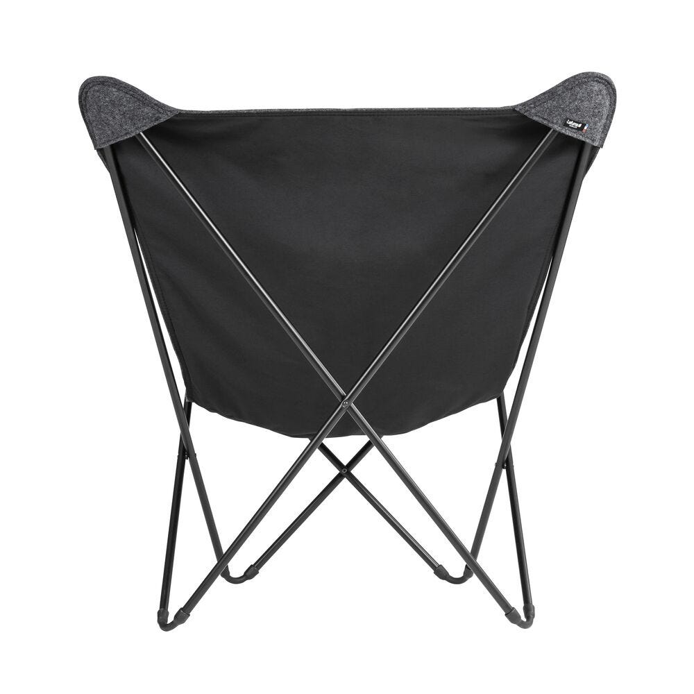 Breiter Butterfly Chair Sphinx Soft Grau Nuee