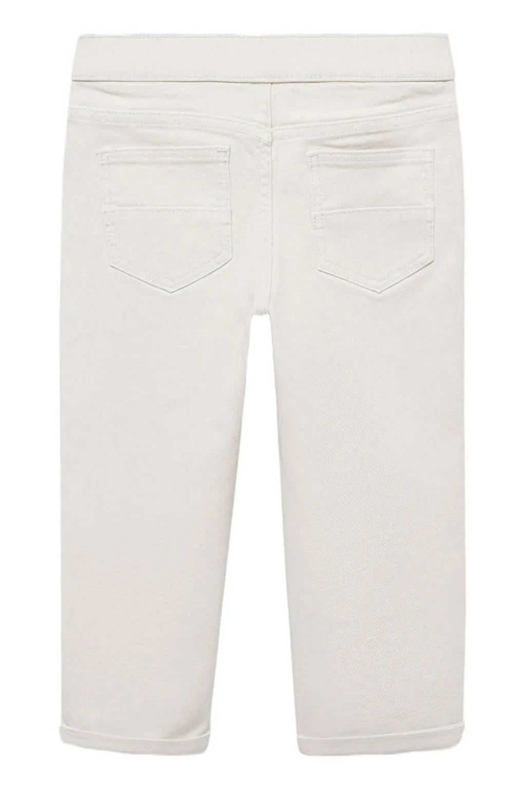 Mango Kids regular casual broek wit
