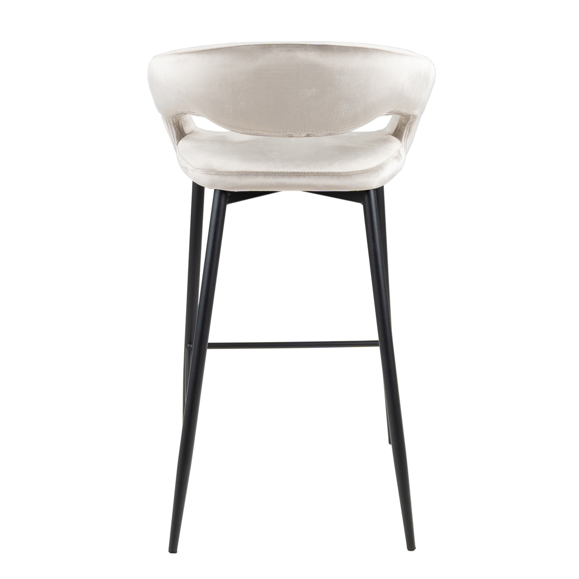 Kick barkruk Lenn velvet -Champagne