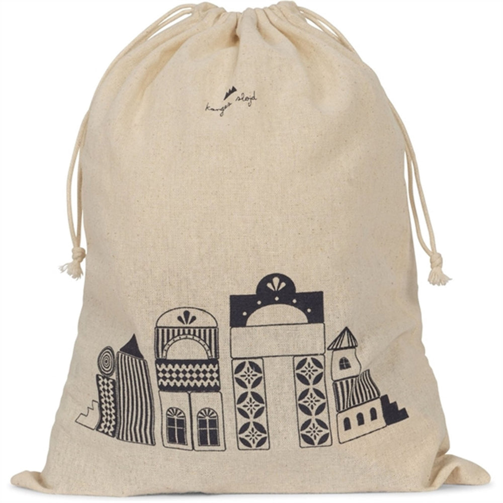 Træ Stabelklodser 34 Stk Beige/Toffee