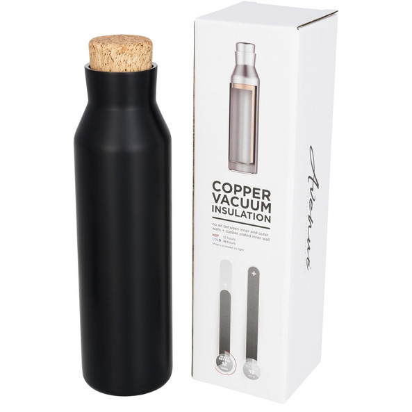EgotierPro 100535 - Bouteille Isotherme Cuivre Norse 590ml Luxe