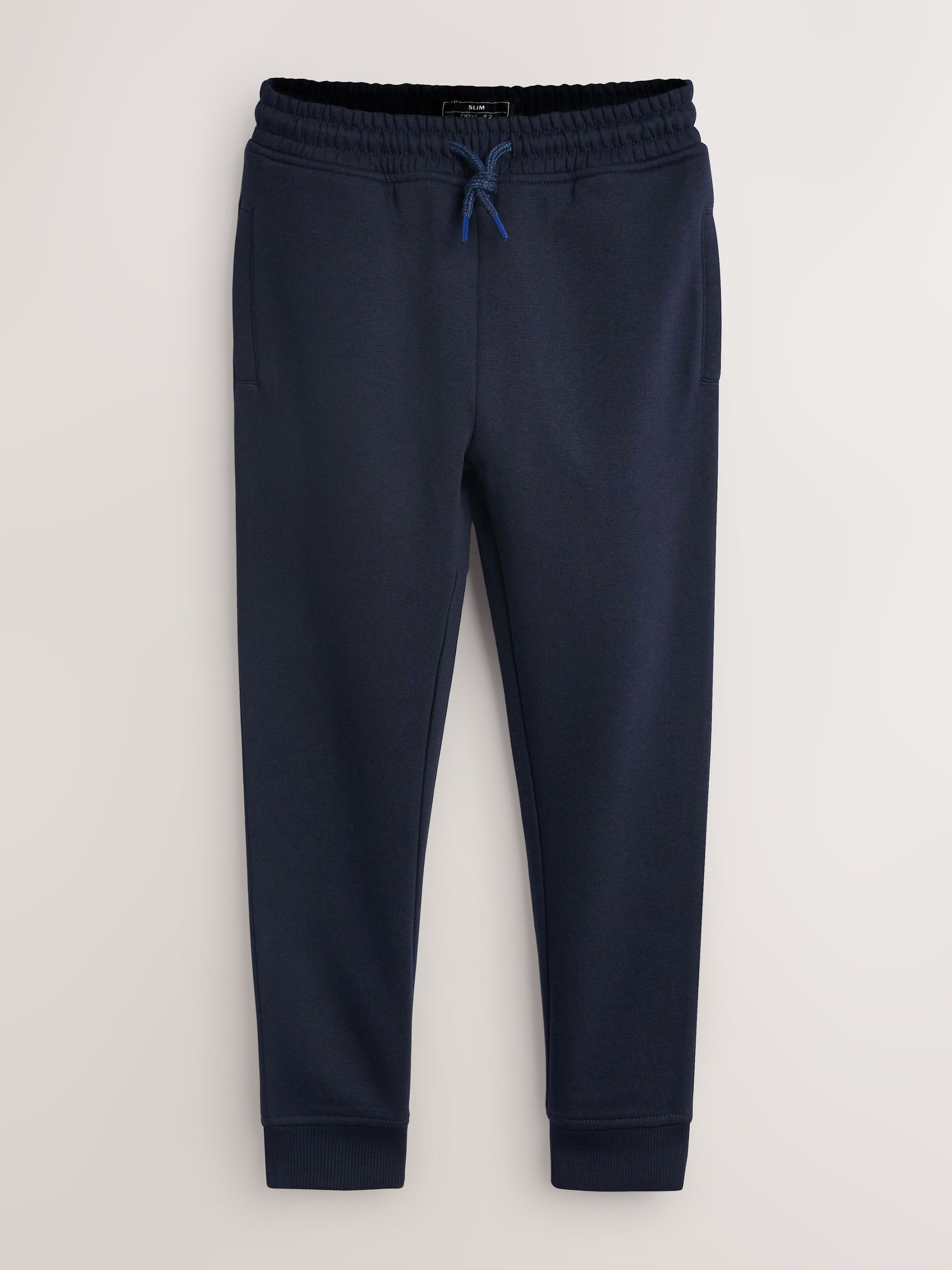 Blauw/grijs/zwart - Basic joggingbroeken, set van 5 (3-16jaar)