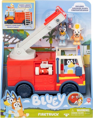 Bluey Brannbil med Figurer