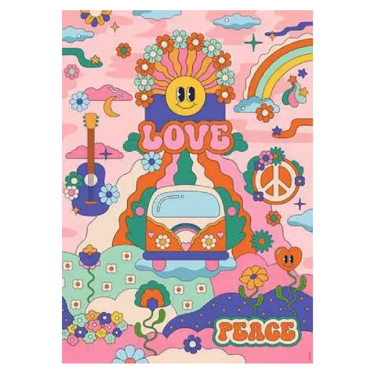 Nathan - Puzzle 1000P - Hippie Cha Cha Pop