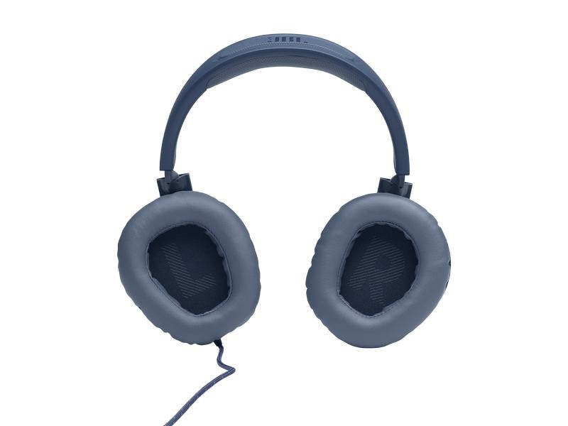 JBL Headset Quantum 100 Blau Kabelgebundenes Over-Ear-Gaming-Headset mit abnehmbarem Mikro