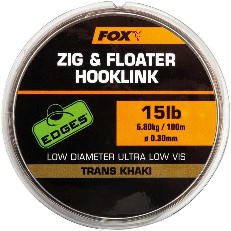Nylon Fox Edges Zig & Floater Hooklink - 100M