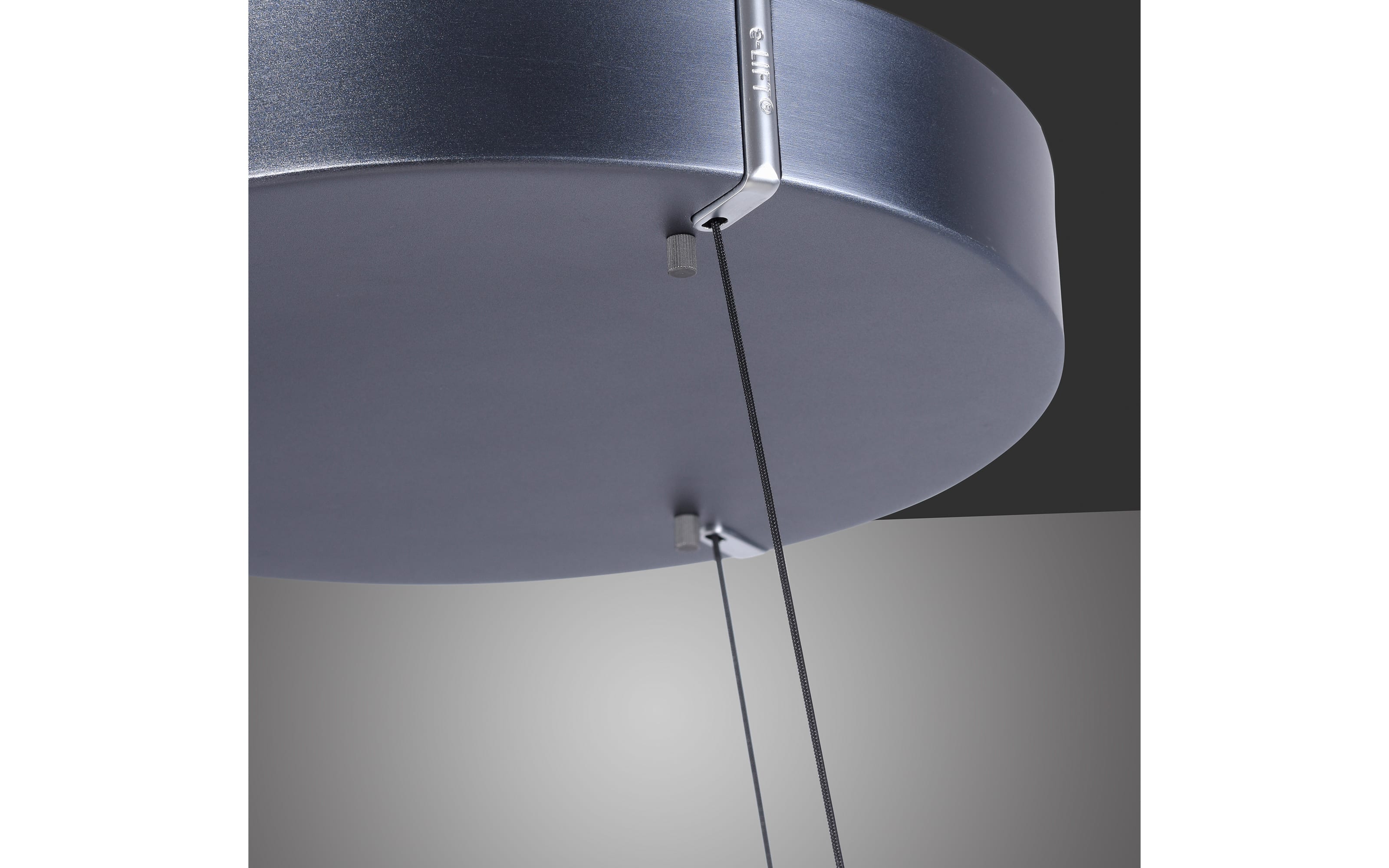 LED-Pendelleuchte Pure E-Clipse, anthrazit, 240 cm