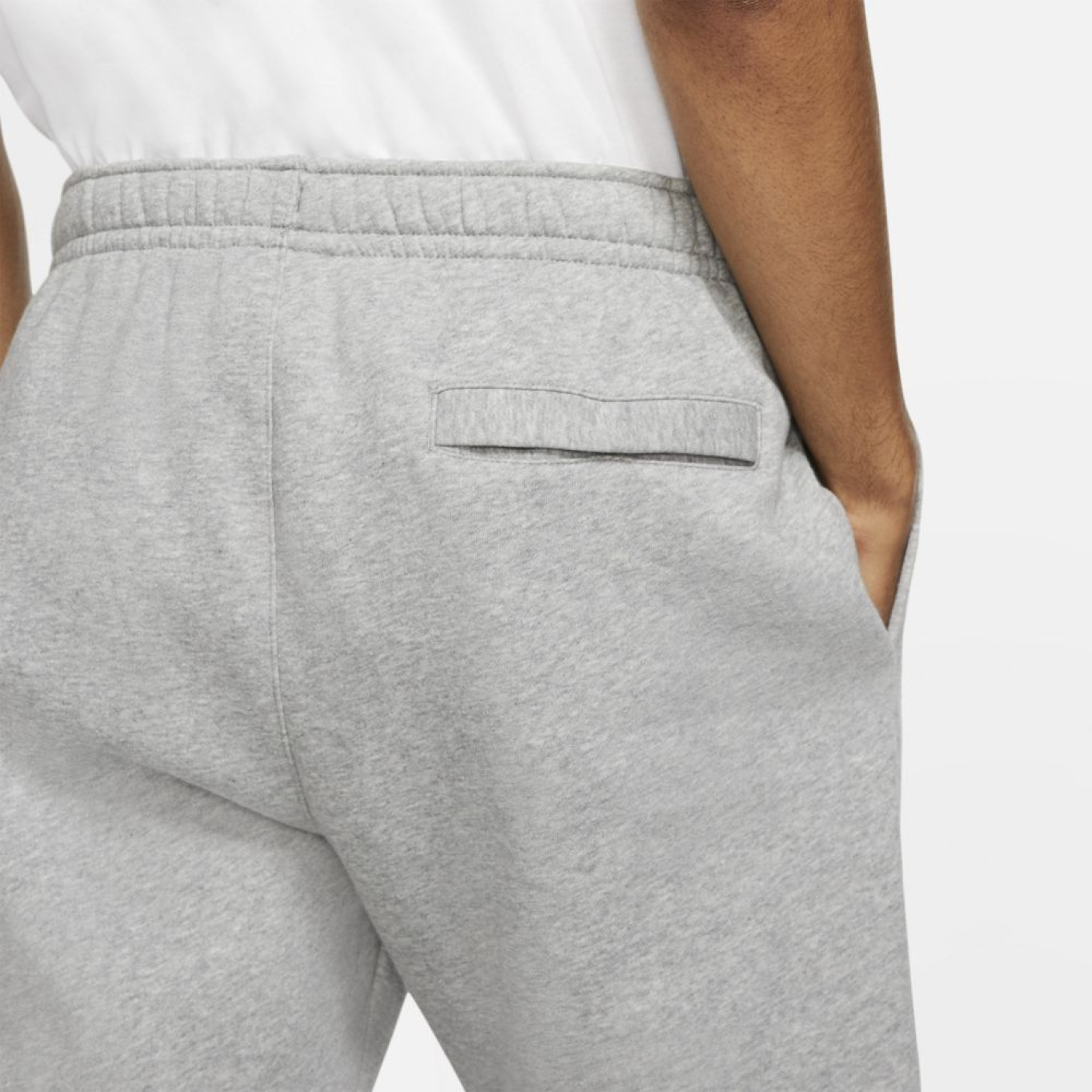 Nike Sportswear Club Fleece Joggingbroek Grijs Wit