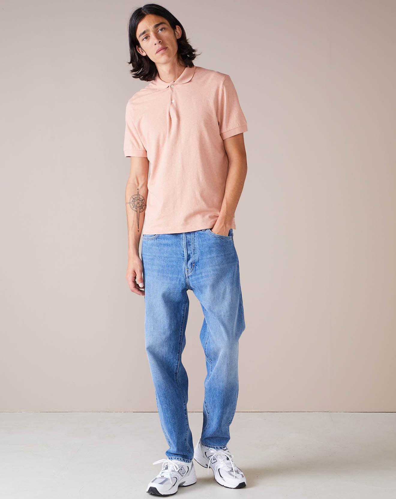 Bellerose Polo en Coton & Lin Vota nude