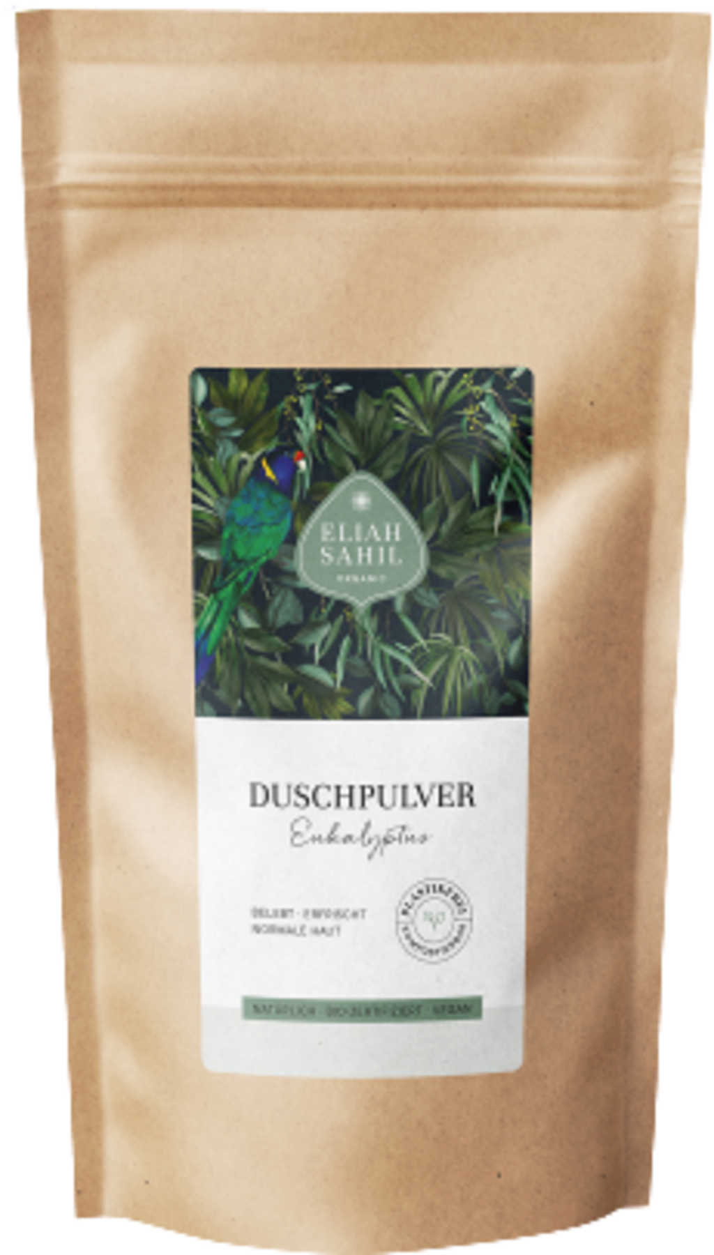 ELIAH SAHIL  Bio Duschpulver Eukalyptus, Refill 250 g