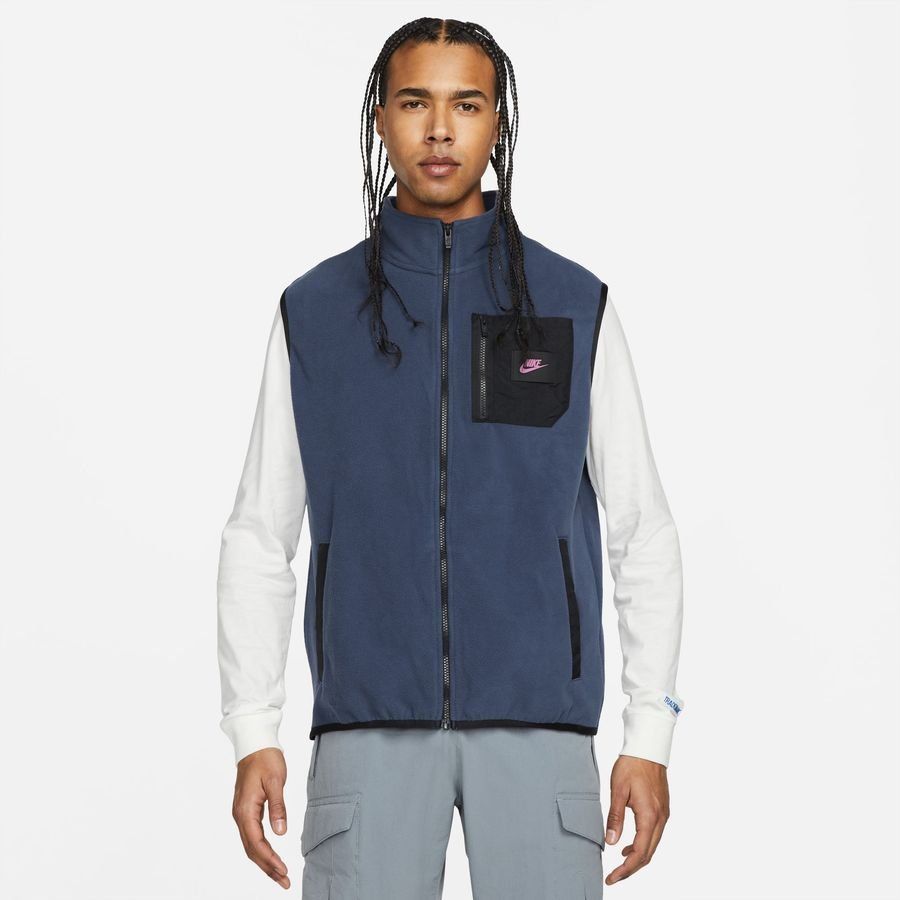Nike Veste Fleece NSW Therma-FIT - Bleu/Noir