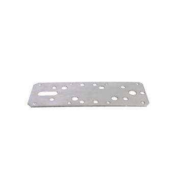 Koppelplaat 180x60x2,5 mm RVS