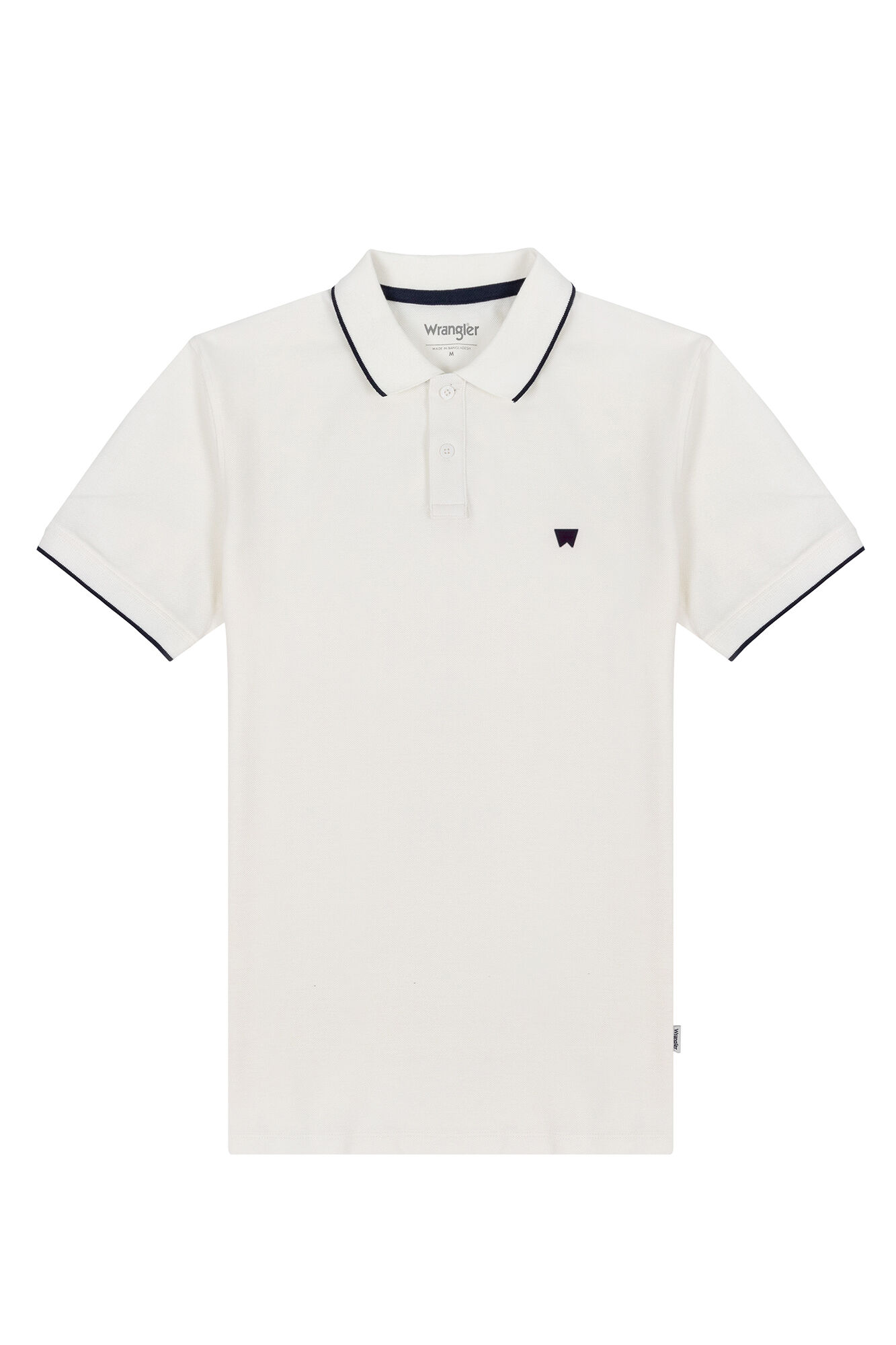 Polo regular manga corta - Blanco