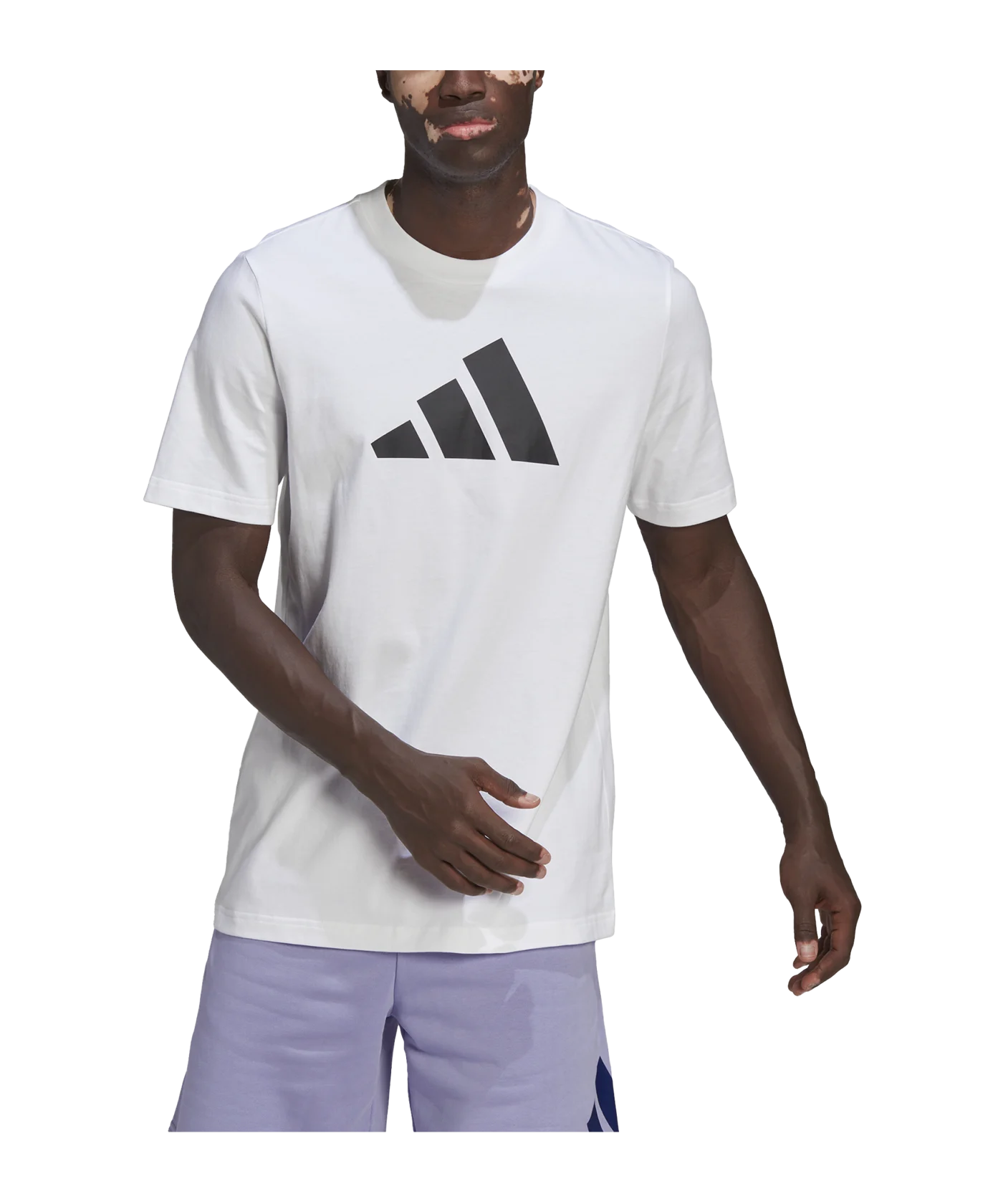 adidas Three Bar Future Icons T-Shirt Weiss