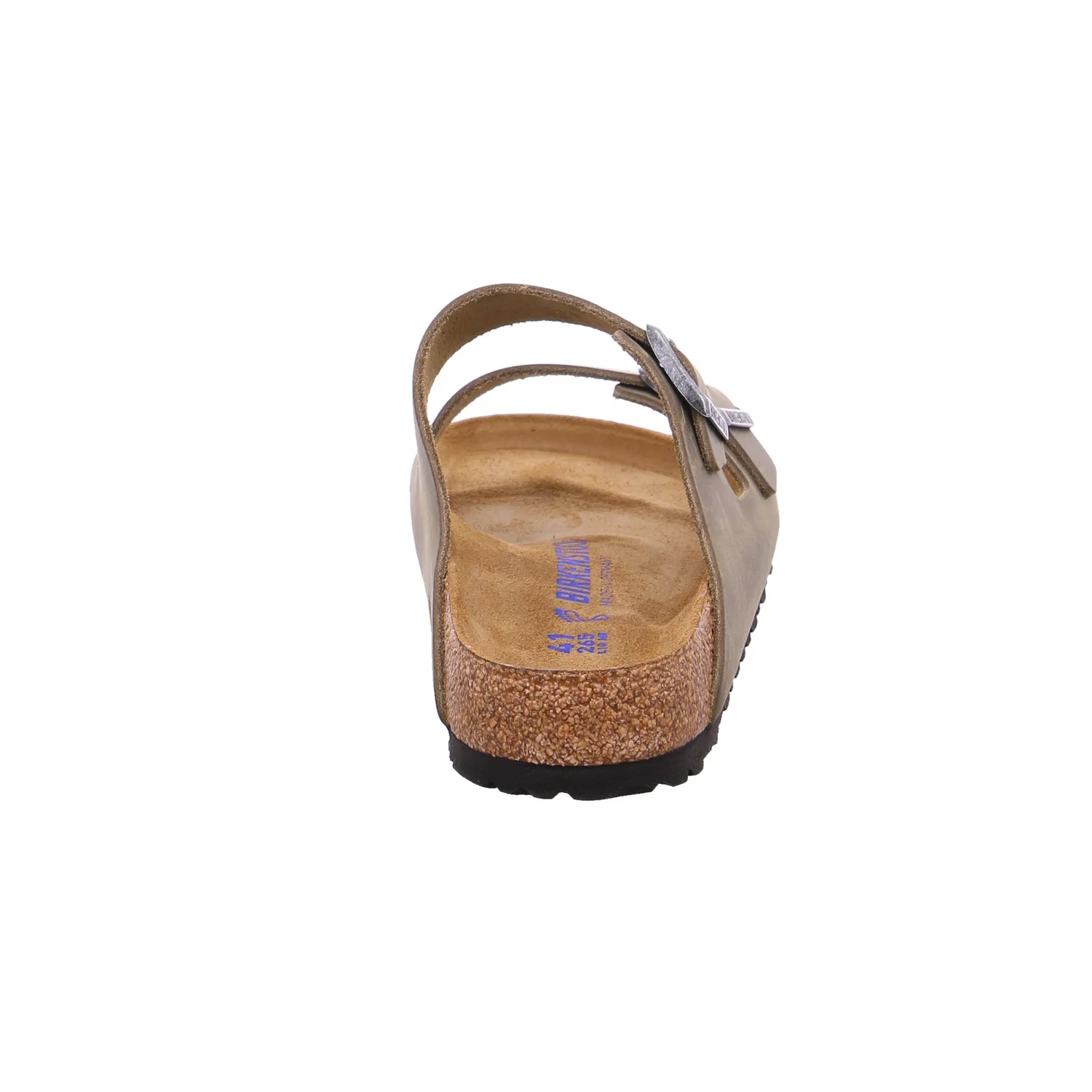BIRKENSTOCK Bio-Mûles Khaki Leder