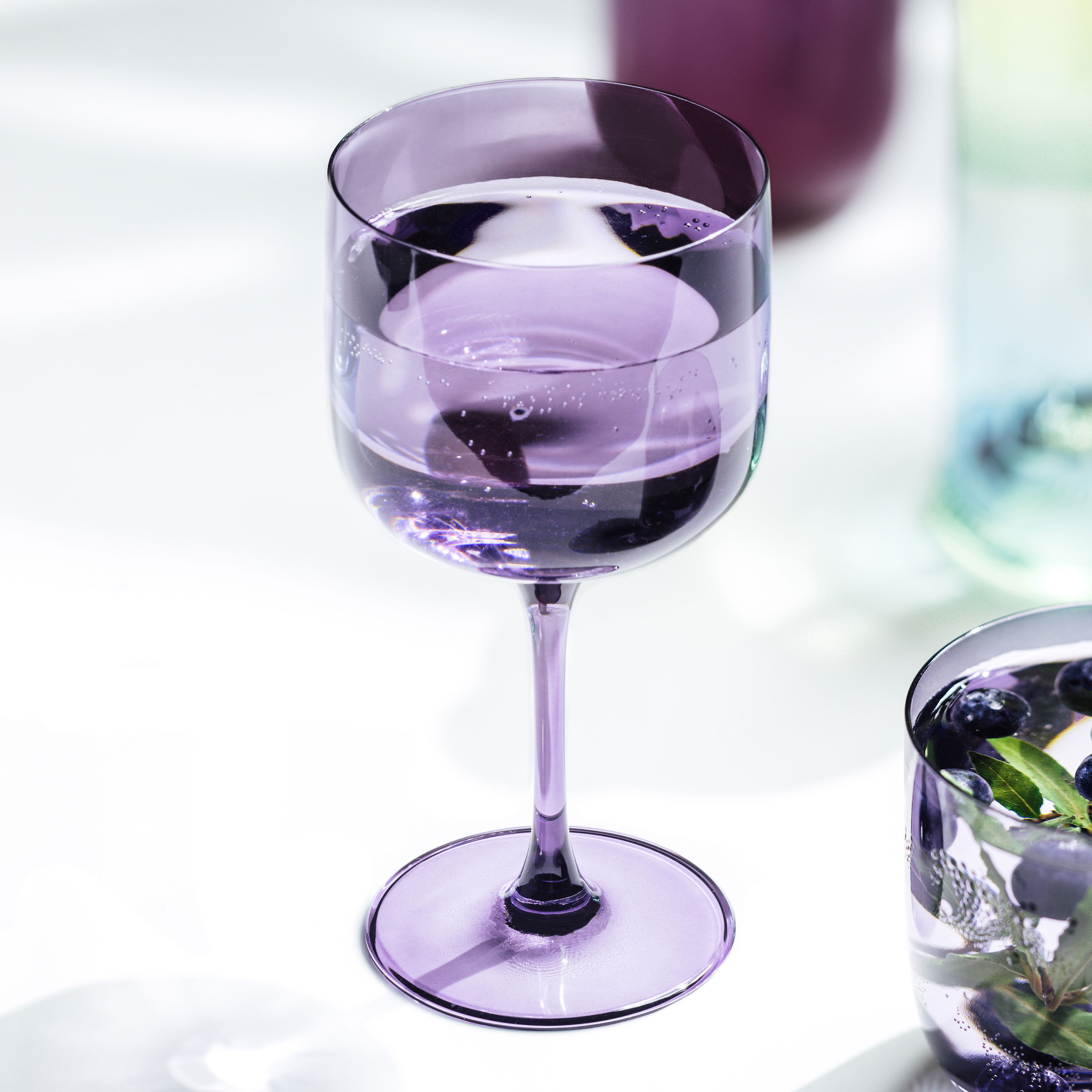 Like Glass Wine glass Purple, 6.8 oz, crystal glass