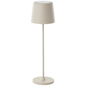 Brilliant USB oplaadbare tafellamp Kaami 2W beige