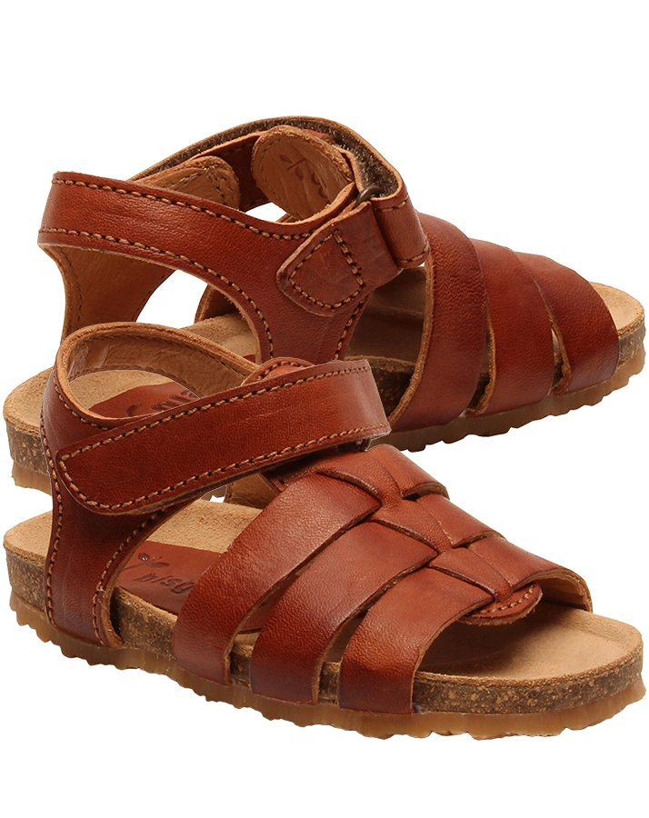 Sandalen AKSEL in cognac