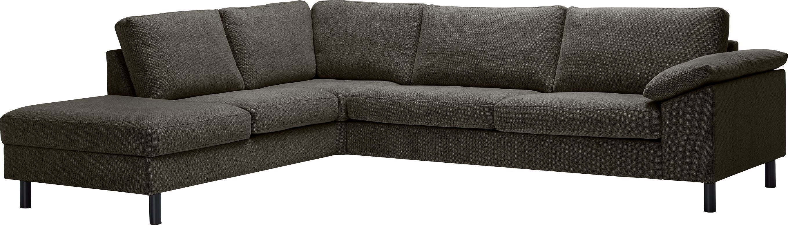 DIENER Ecksofa - Anthrazit / B: 277.0 cm x T: 225.0 cm x H: 81.0 cm