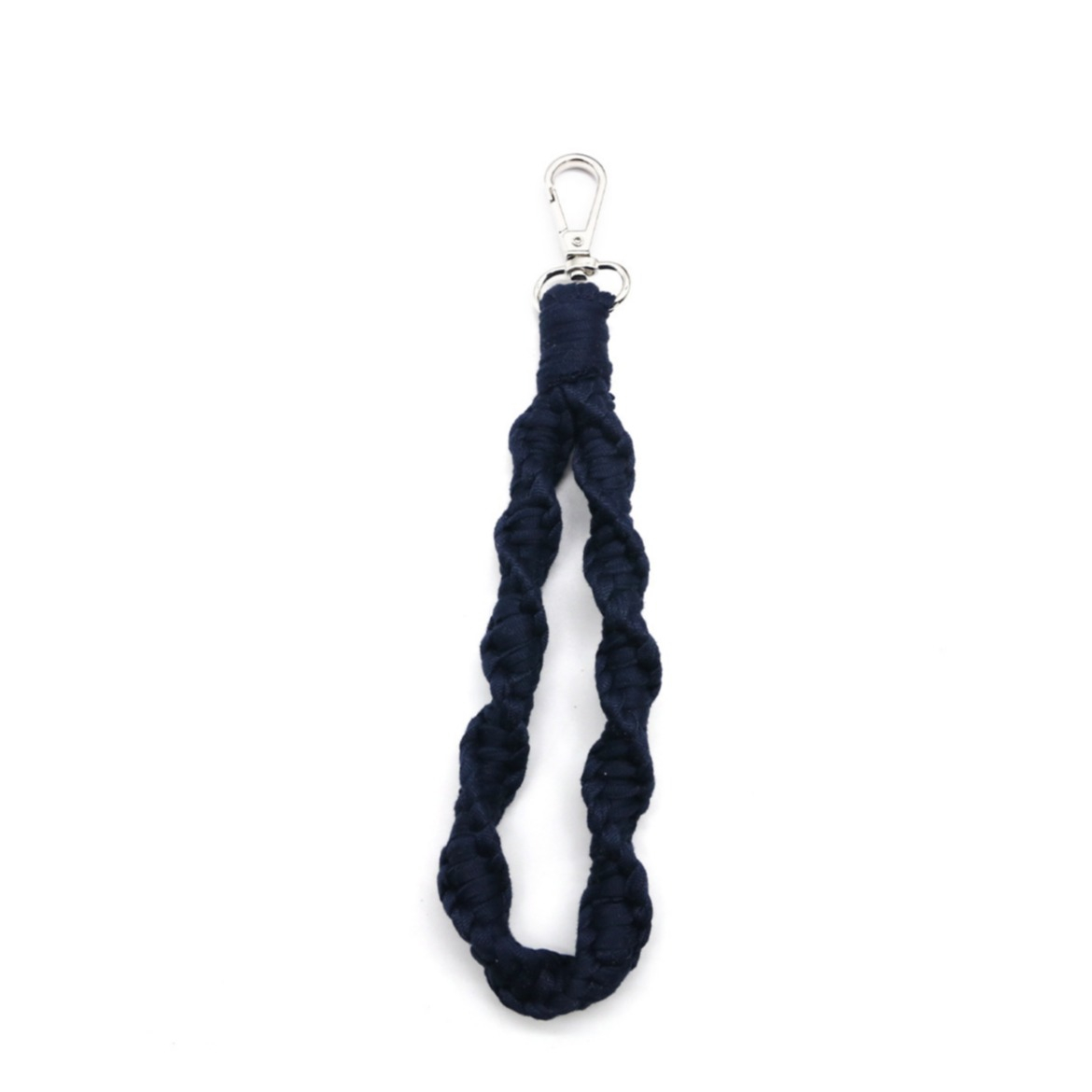 (45cm) Universal Handy Kette Geflochtene Kordel Phone Charms Schmuck Anhänger Handgelenkschlaufe - Dunkelblau